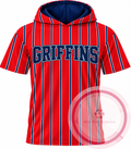*PREORDER* Griffins Pinstripe Hooded Tshirt